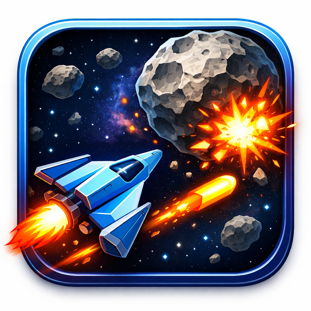 Blaasteroids screenshot